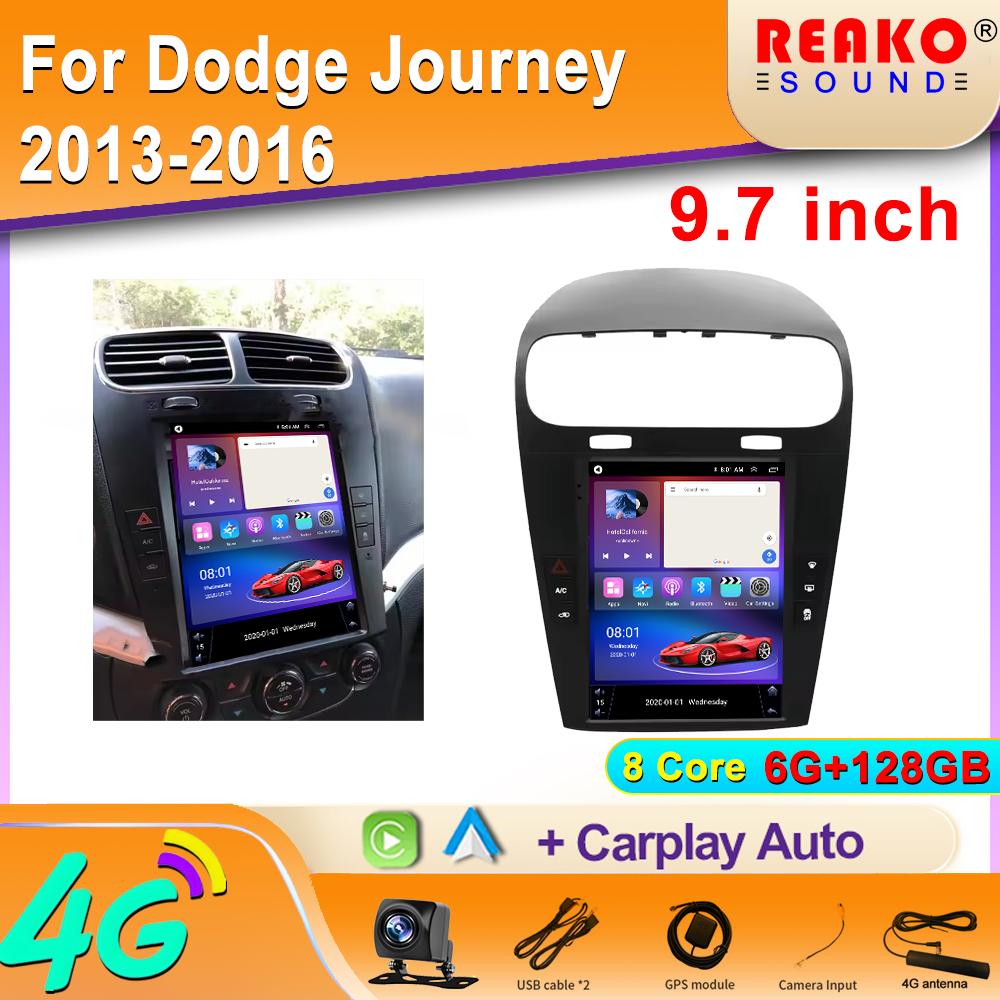 9.7 Inch  2 Din Android Car Radio For Dodge Journey 2013-2016 Stereo Car Multimedia Video Player DVD GPS Navigation