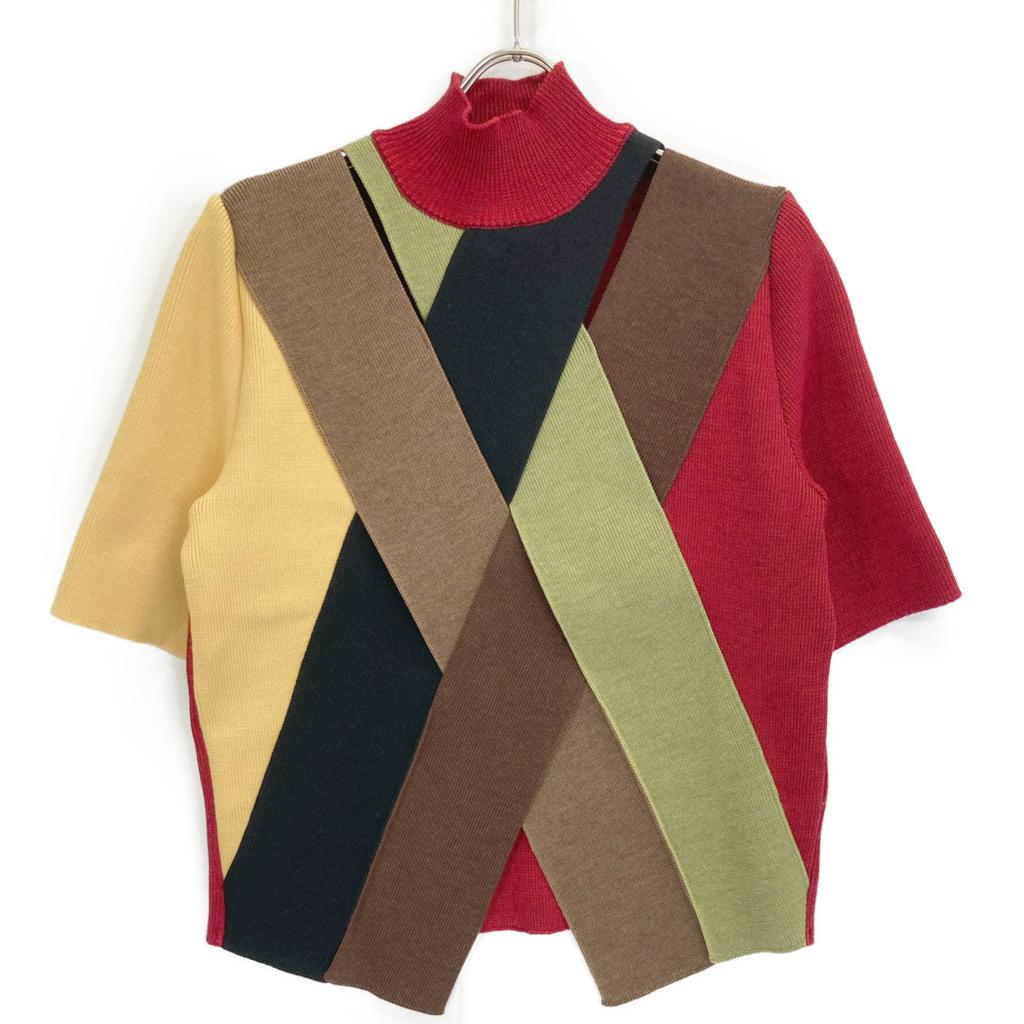 AKIRA NAKA AW1951-MLC Multicolor Knit Tops 1 multicolorUsed