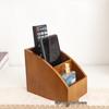 Wooden Straw Storage and Cutlery Organizer Box