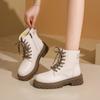 Women’s Winter Boots Casual Short Boots Girl Booties Black Warm Ankle Boots with Fur Plus Size