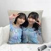 Idol Hinatazaka Cushion Cover Natural Linen Pillowcase Set AllinOne Decor for Sofa Bedroom  Chair