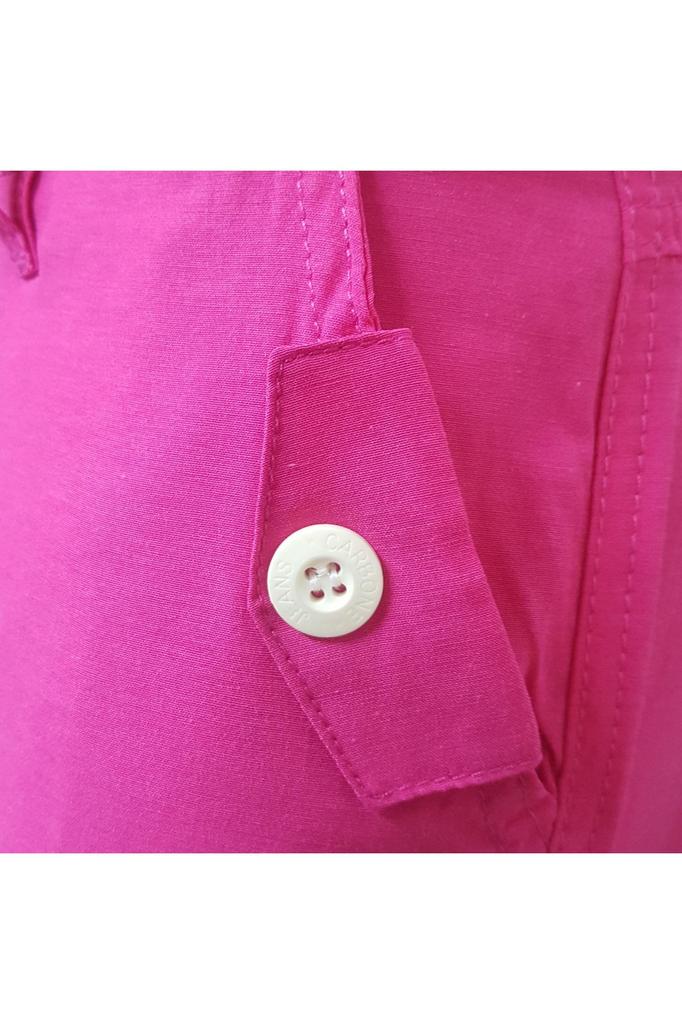 Women's Fashion Big Size Shorts & Bermudas Ecru Plus Size Cotton Shorts