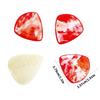 Wear Resistant Resin Guitar Pick Ukulele Plectrums Electric Guitar Pick Nonslip Guitar Pick Guitar Replacement Part