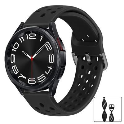 20mm 22mm Silicone Strap For Samsung Galaxy Watch 6/5/4/3/Huawei Watch 4/3/GT2 Sports Bracelet Wristband Amazfit GTR/GTS 4 Band