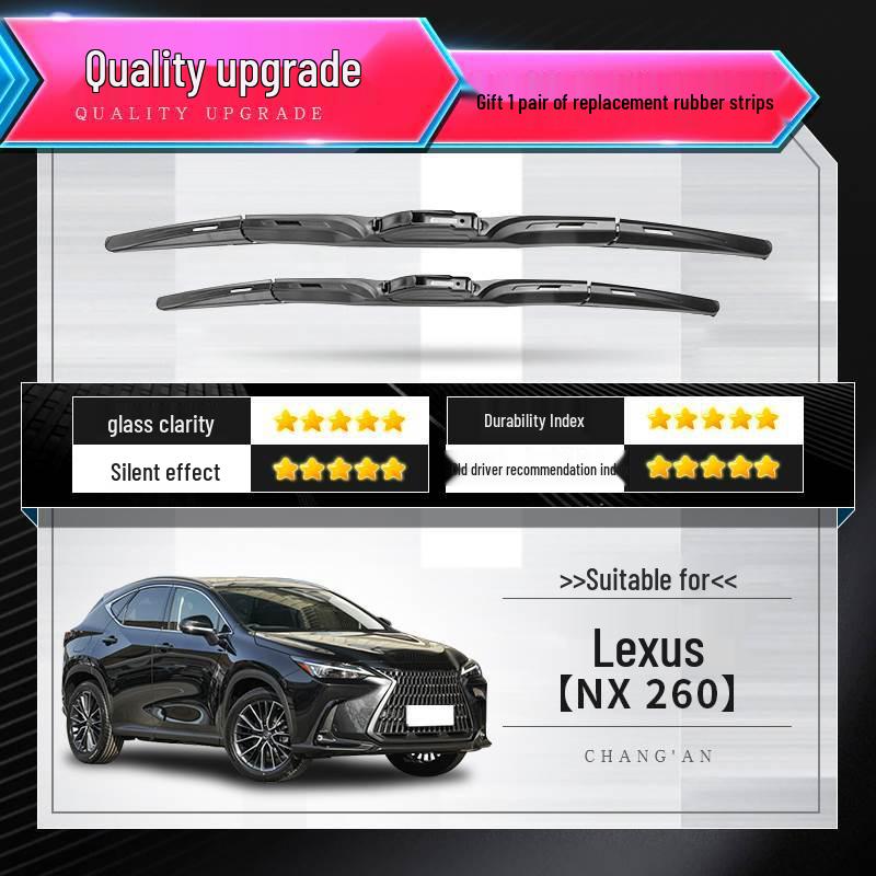 

Оригинальные бескаркасные дворники передние и задние для Lexus NX200t/NX300h