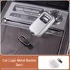 Per Zeekr 001 9X 2026 Custodia Trasparente in TPU per Chiave Auto Chiave Remota Cover Completa Guscio Protettivo Accessori Fibbia Chiave