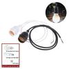 20/30/50/100/200Cm Outdoor Waterproof E27 Lamp Holder With Power Cord Socket Industrial Farm Screw String Lamp Connector