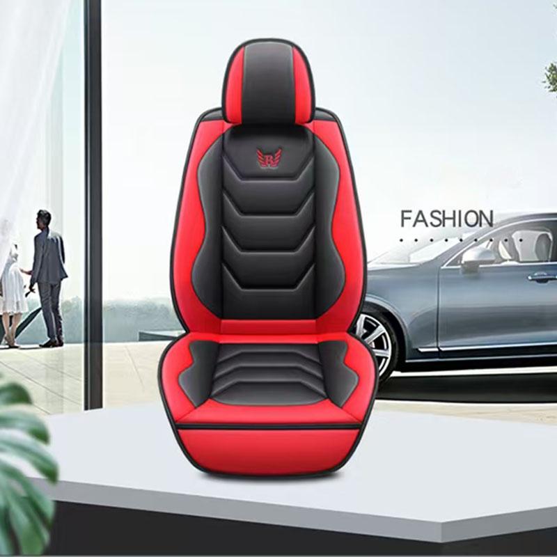 Universal PU Leather Front Car Seat Cover Durable&Breathable Cushion Mat Waterproof Protect Cushion Auto Seat Cover 1PC