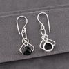 Black Tourmaline Earrings Gemstone Jewelry, 925 Solid Sterling Silver Earrings, Handmade Amazing Earrings Jewelry