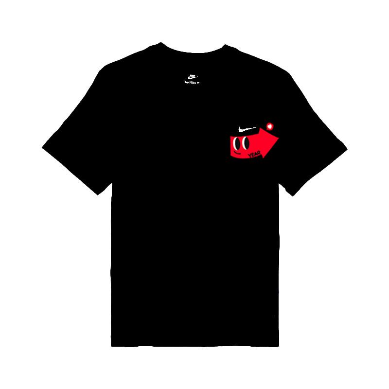 Nike Sportswear Outdoor Breathable American Minimalist Embroidered Logo Crew Neck Casual Straight Fit Short Sleeve T-Shirt BV0508-010(TEAM702-BV26)