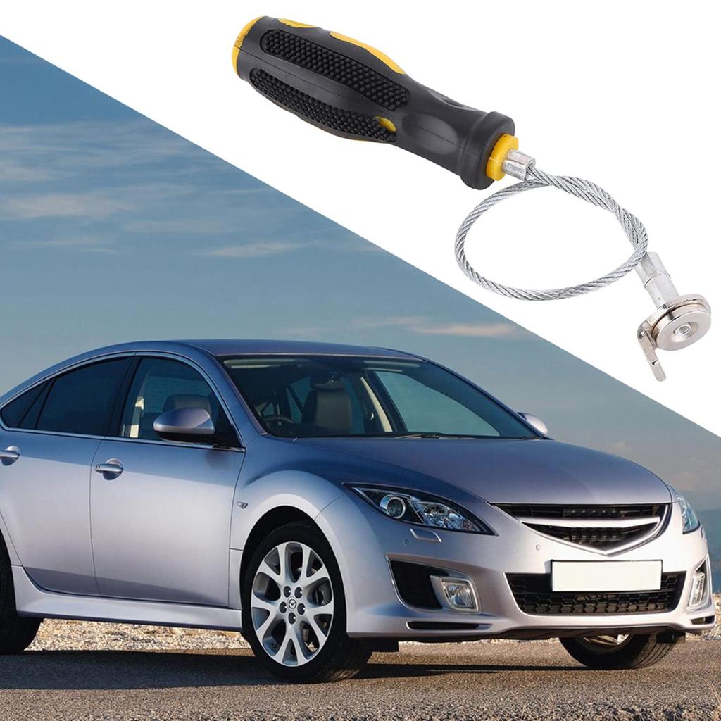 Magnetic Oil Drain Plug Remover Wrench Anti Scald Tool Automotive Maintenance Tool 355mm for Quick & Safe Oil Changes
