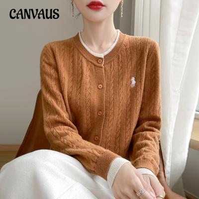 Tricotaj de damă, cu gât rotund, cardigan, pulover, jachetă color blocking