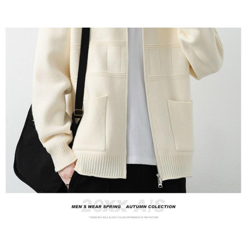 Autumn Winter Trendy Cardigans for Men Simple Versatile Trendy Brand Loose Knitwear Versatile Casual Sweaters