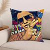 Federa Cuscino Bruno Mars The Romantic Tour Cuscini da Ufficio Adatti per Divano Auto Camera da Letto Copricuscino Decorativo