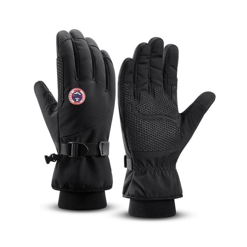 Mens Winter Warm Ski Gloves With Touchscreen Fingers Waterproof Windproof Anti-Slip Cycling Outdoor DB69