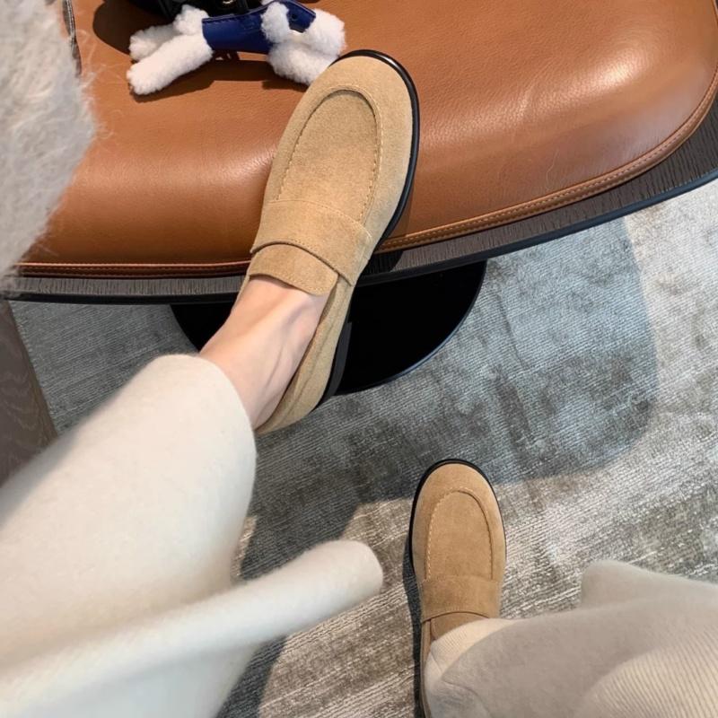 Fashion Men's Fashion Sheepskin Loafers 2025 Spring Autumn New Design Soft Women Flat Shoes Retro Office Women Shoes Zapatos De Mujer
