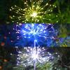 Solar Firework Dandelion Lights: Multi-Color, Eight Modes, Remote Controlled for Courtyard Landscapes