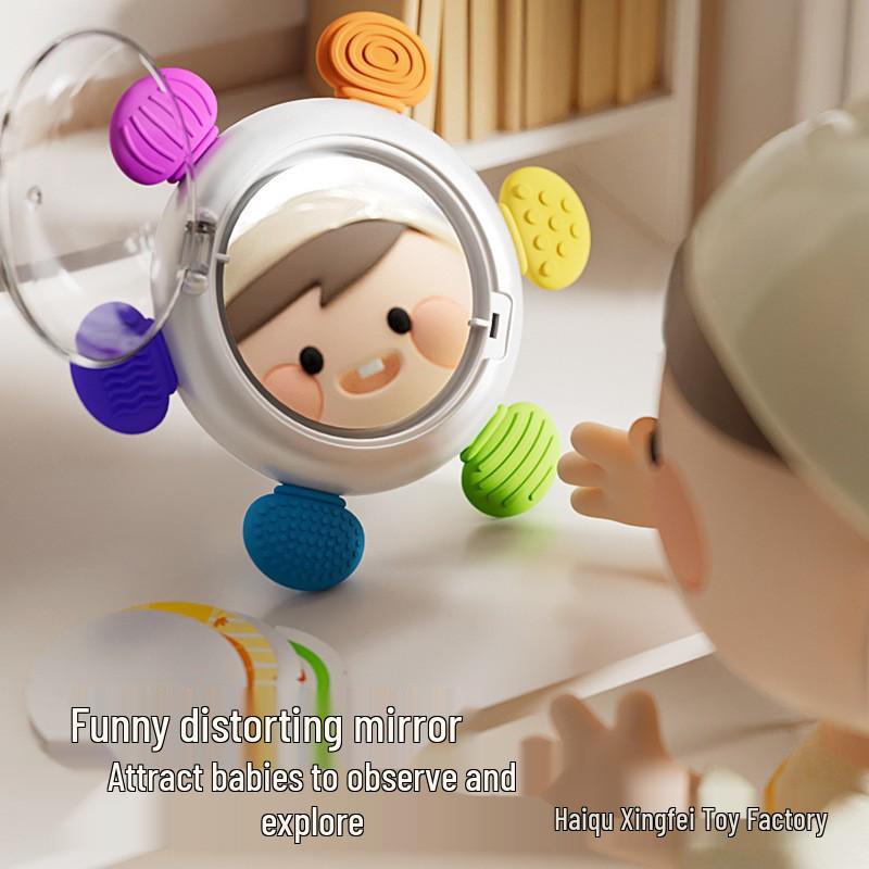Cross-border Baby Suction Cup Spinner Toy Teether