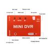 FPV Recorder Mini DVR Module NTSC/PAL Switchable Built-in Battery Video Audio Recording Board for FPV Goggles Racing Drone