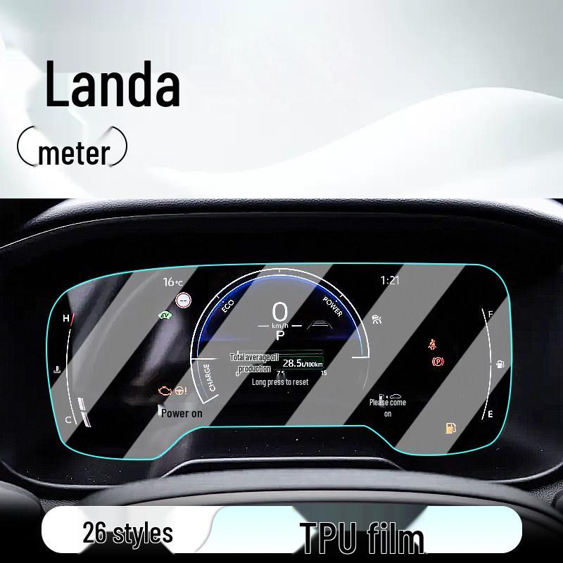 Toyota Frontlander Console Screen Protector: Compatible with 26 Models, Tempered Film for Navigation and Display Screens