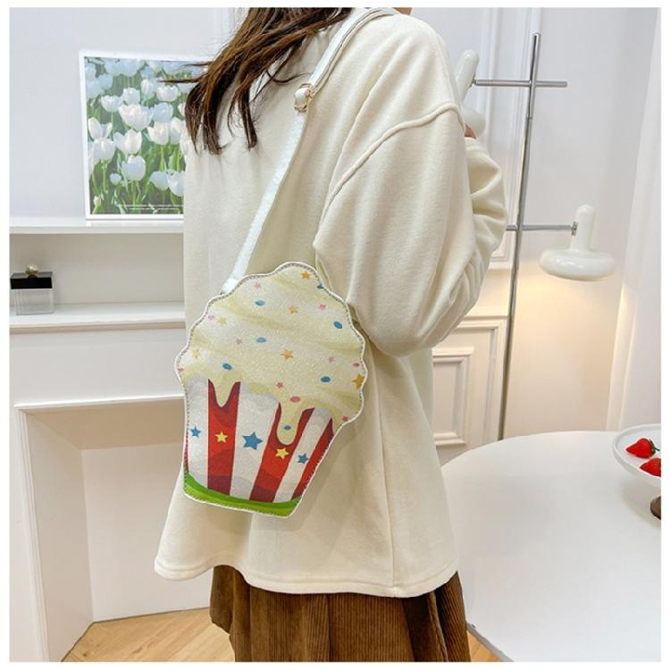 PU Leather Purse Cupcake Box Cupcake Crossbody Bag for Women Girl