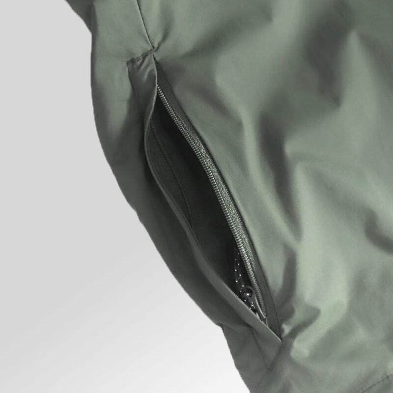 Columbia Solid Color Hooded Zip-Up Sun Protection Jacket Men Jackets Green WE4650-350