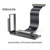 PCI-E 4.0 Graphics Card Vertical Mount with 90° High-Speed Extension Adapter Cable