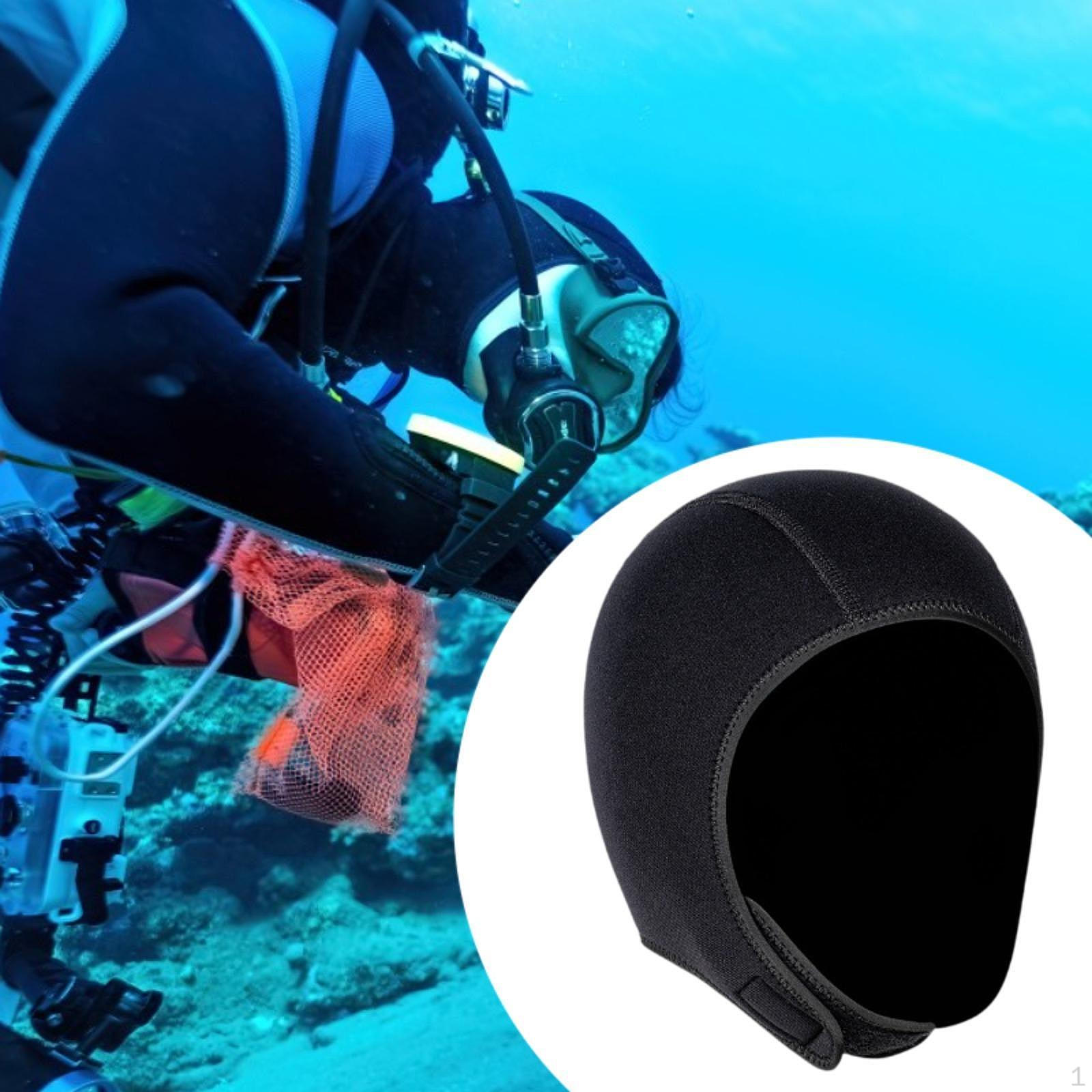 

Капюшон для дайвинга Неопреновый гидрокостюм 3 мм эластичный эргономичный чехол для головы Шапочка для плавания Дайвинг для M