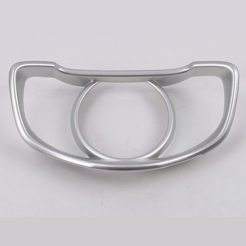 

Автомобильная панель приборов, рамка, накладка для Honda FIT JAZZ 2014 2015 2016 2017 2018, аксессуары для стайлинга автомобилей ABS серебряный