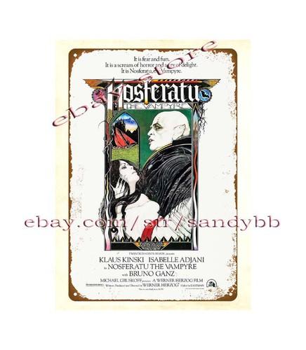 Nosferatu the horror movie poster metal tin sign collectible wallAluminum 20x30cm(7.8x11.8inch)