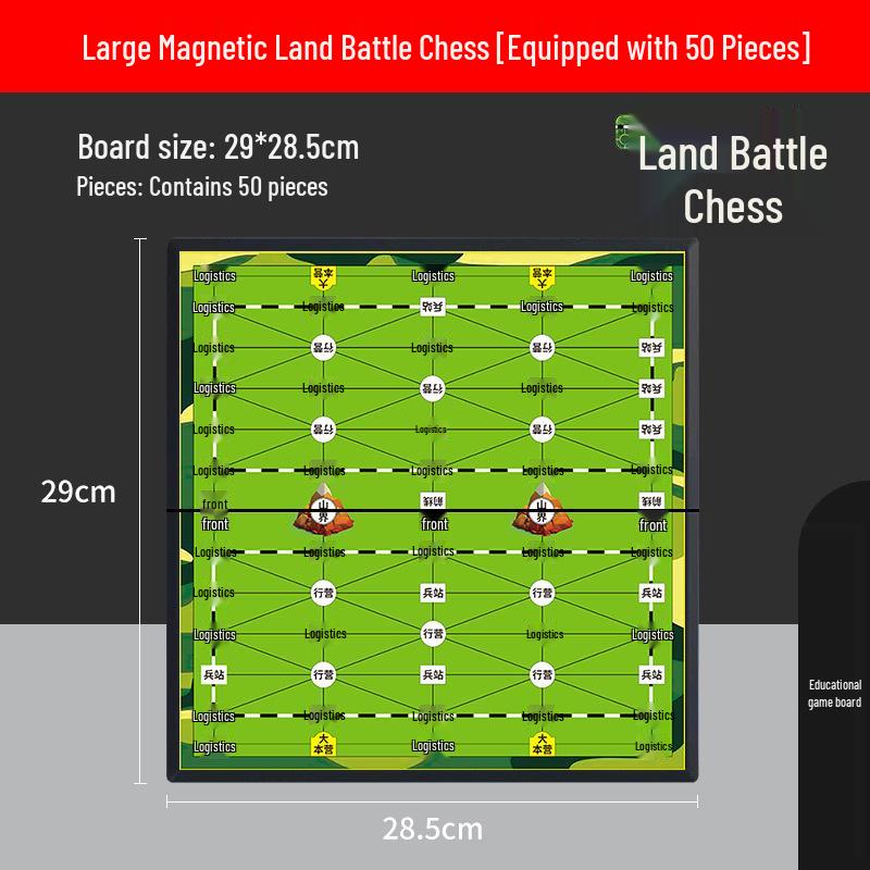 Magnetic Foldable Aeroplane Chess Game for Kids - Educational Parent-Child Toy