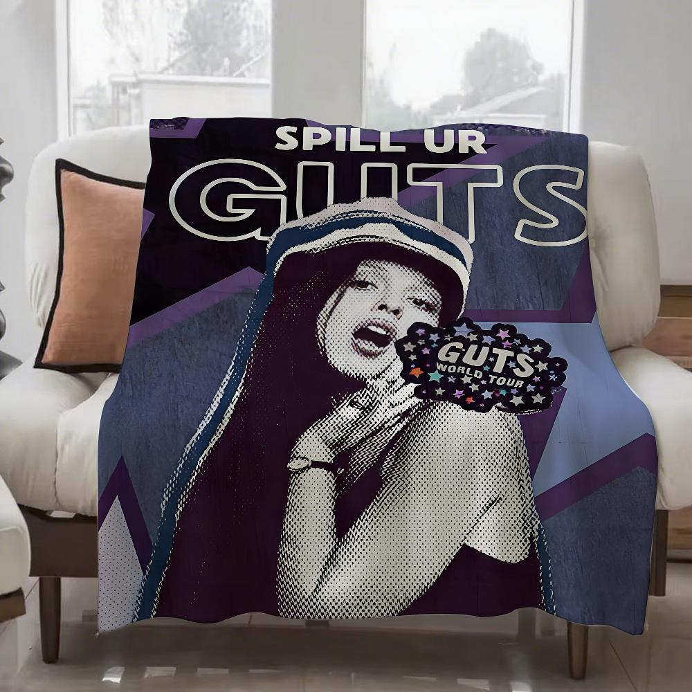 Singer O Olivia R Rodrigo S Vampire Blanket Perfect Gift For Sofa Office Bed Plane Travel Sleep Read Relax Camping 75X95CM