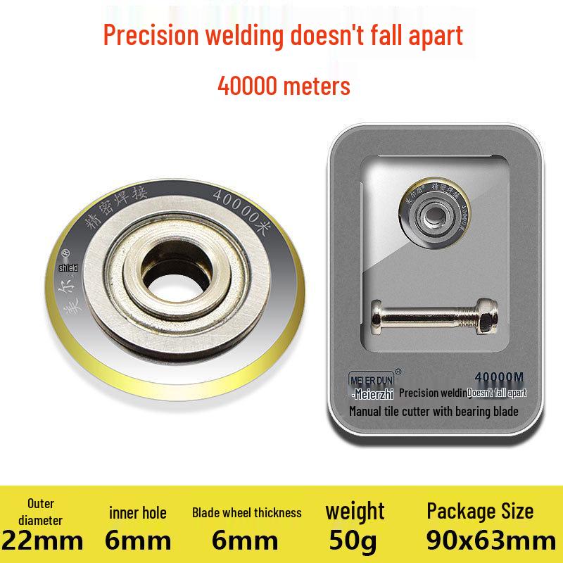 Manual Glass and Tile Cutting Machine with T-Type Alloy Blade Accessories