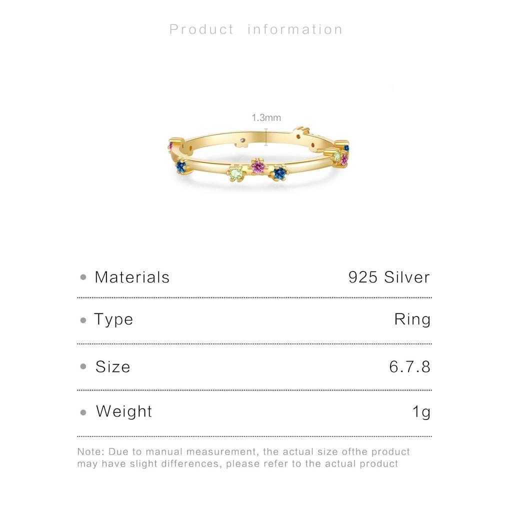 ANDYWEN 925 Sterling Silver Yellow Gold Colored Zircon CZ Ring Women Fashion High Jewelry Gift