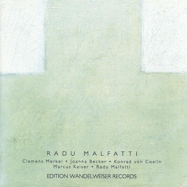 

CD RADU MALFATTI - Radu Malfatti EWR9801 Edition Wandelw 1997 Germany Classical Used