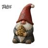 Christmas Table Decorations Santa And Deer Figurine, Gnome Resin Statue, Holiday Compact Room Ornament Centerpiece for Home Living Bedroom Mantel