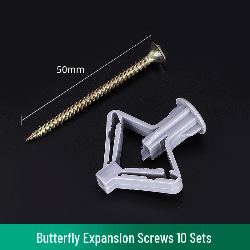 Butterfly Type Plastic Expansion Screws for Gypsum Board and Hollow Bricks