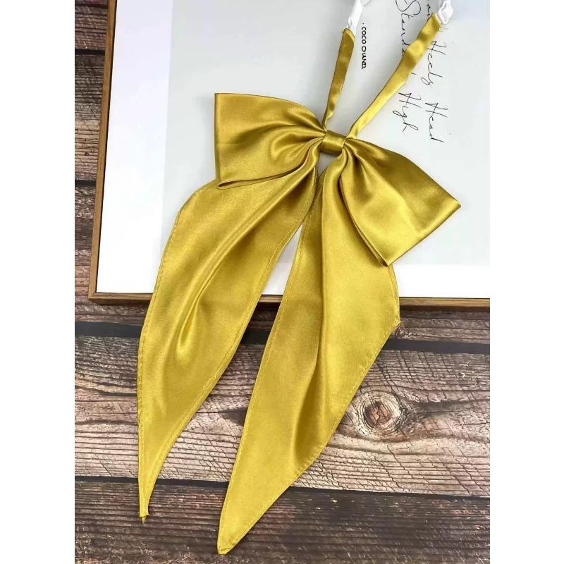 

Аксессуары в виде галстука-бабочки оверсайз в стиле колледжа Полотенце прямоугольной формы, которое не нужно завязывать, позолоченная форма JK с галстуком-бабочкой в морском стиле