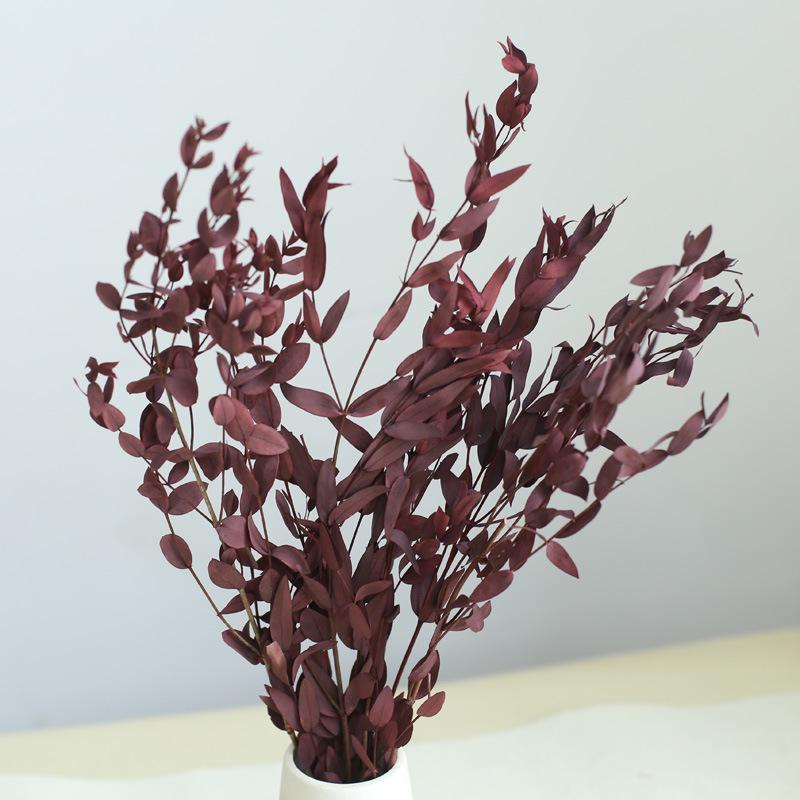 Yunnan Dried & Immortal Flowers Bouquet: Baby's Breath, Roses, Forget-Me-Nots for Home & Homestay Decor