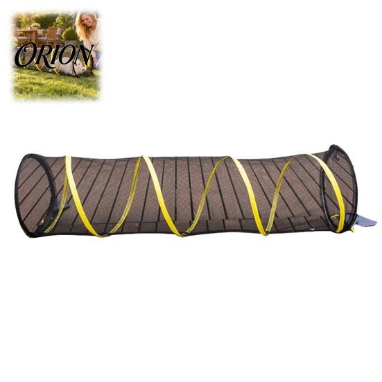 Cat Interactive Hideaway Foldable Pet Mesh Tunnel, Breathable Tube Toy for Cats & Dogs, Small Animal Activity Tunnel Collapsible Play Indoor