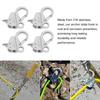 4 Pcs Boat Anchor Hooks - 316 Stainless Steel Boat Anchor Hook Clips with