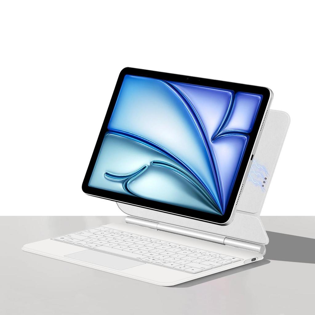 Compatible with 2025 iPad Air 7 Magic Keyboard & 11-inch Pro Hovering Touchpoint Keyboard