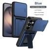 KEYSION Card Holder Bag Phone Case for Samsung S26 Ultra 5G Slide Camera Protection Kickstand Shockproof Cover for Galaxy S26+5G