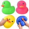 Großer Enten-Stressball Slow-Rise Weiches TPR-Quetschspielzeug für Erwachsene Kinder Angstlinderung Sensorische Figur