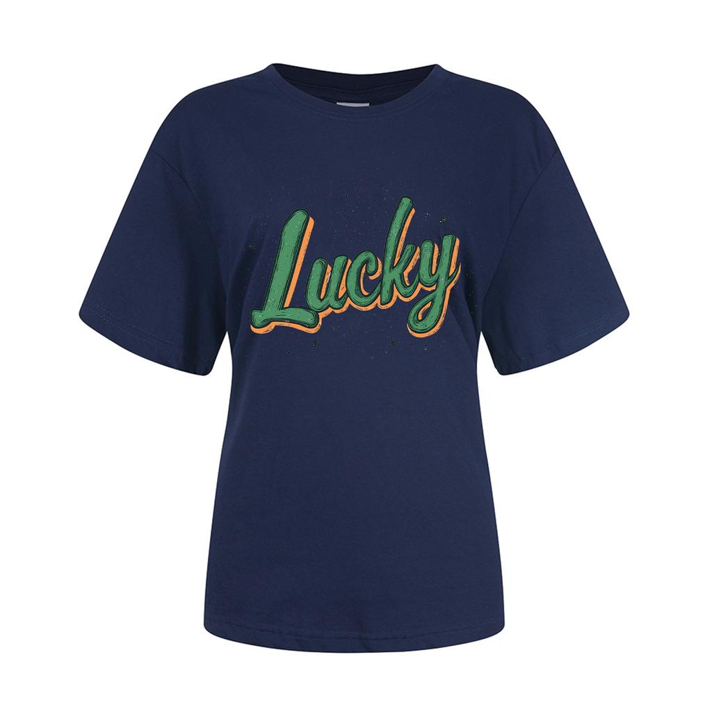 Unisex St. Patrick's Day Grafik Kurzarm