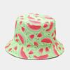LDSLYJR Spring and Summer Cotton Print Bucket Hat Fisherman Hat Outdoor Travel Sun Cap for Men and Women 303