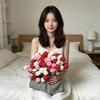 Sunflower Rose Bouquet Blanket - Perfect Mother's Day or Birthday Gift for Mom or Best Friend, Featuring a High-End Feel.