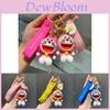 Schattige Doraemon sleutelhanger voor stellen, lieve siliconen anime sleutelring