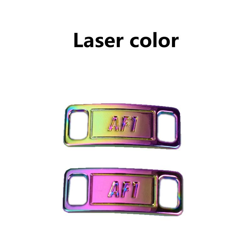 2pcs/pair AF1 Diamond Shoe Charms Fashion Laces Buckle Quality Metal Shoelaces Decorations Chapa Af1 Buckles Shoes Accessories