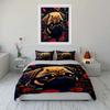 "Dog Floral Set - Home Decor" Multiple Sizes Kid's and Adults' Bedroom Exquisite 3PC Bedding Set Gift